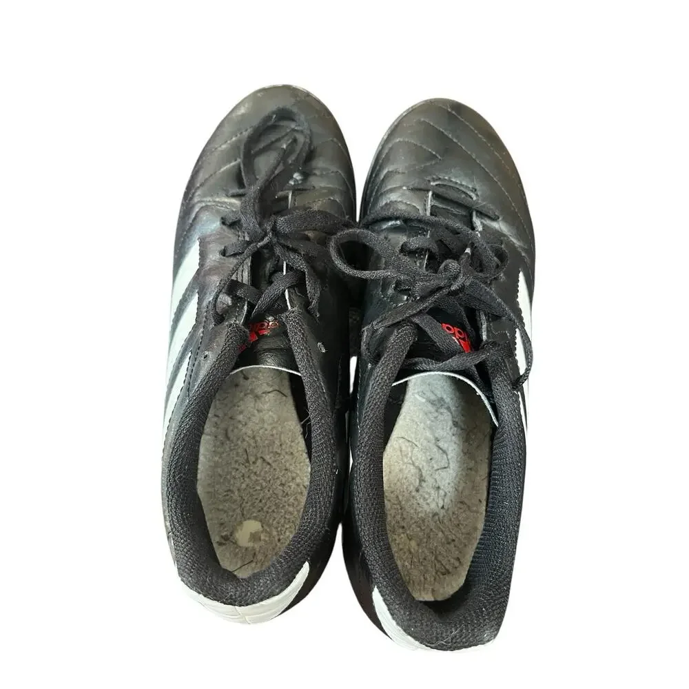 Adidas Mens Goletto VII TF FV8703 Black 6.5 Indoor Low Top Soccer Shoes Turf